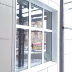 Противопожарное окно нестандартного размера / серия FRM5112